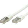 Value 21.99.0817 RJ45 Hálózati kábel, patchkábel CAT 6 S/FTP 1.50 m Fehér Kettős árnyékolás 1 db (21.99.0817)