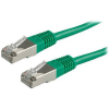 Value 21.99.1353 RJ45 Hálózati kábel, patchkábel CAT 6 S/FTP 3.00 m Zöld Kettős árnyékolás 1 db (21.99.1353-100)