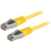 Value 21.99.1382 RJ45 Hálózati kábel, patchkábel CAT 6 S/FTP 10.00 m Sárga Kettős árnyékolás 1 db (21.99.1382-40)