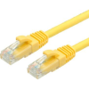 Value 21.99.1434 RJ45 Hálózati kábel, patchkábel CAT 6A U/UTP 0.30 m Sárga Árnyékolatlan 1 db ( )