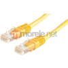 Value 21.99.1542 RJ45 Hálózati kábel, patchkábel CAT 6 U/UTP 2.00 m Sárga Árnyékolatlan 1 db (21.99.1542150)