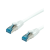 Value 21.99.1978 RJ45 Hálózati kábel, patchkábel CAT 6A S/FTP 15.00 m Fehér Kettős árnyékolás, Halogénmentes, Lángálló 1 db (21.99.1978)