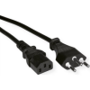 Value Áram Csatlakozókábel [1x T12 dugó - 1x Hidegkészülék alj, C13] 0.80 m Fekete ( )