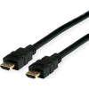 Value HDMI Csatlakozókábel HDMI-A dugó, HDMI-A dugó 1.00 m Fekete 11.99.5690 4K UHD HDMI kábel (11.99.5690)