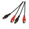 Value Kábel Audio 2xRCA-2xRCA M/M 2,5m (11.99.4333-25)