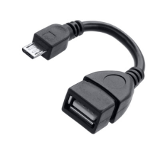 Value Kábel USB 2.0 OTG kábel 0,15m kábel és adapter
