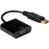 Value Kijelző csatlakozó / VGA Átalakító kábel DisplayPort dugó, VGA 15 pólusú alj 0.15 m Fekete 12.99.3136 DisplayPort kábel (12.99.3136)
