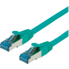 Value Patch kábel S/FTP, CAT6A, 1m, zöld (21.99.1941) kábel és adapter