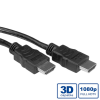Value STANDARD HDMI M - HDMI M Adapterkábel (Ethernet) Fekete 3m (S3673-60)