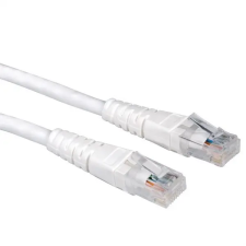 Value VALUE Kábel UTP CAT6 LSOH, kihúzás gátló, 1m, fehér kábel és adapter