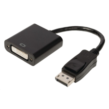 Valueline DisplayPort - DVI-D 24+1-pólusú aljzat, 0.20 m, fekete (VLCP37250B02) (VLCP37250B02) kábel és adapter