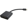 Valueline HDMI Mini DisplayPort Átalakító Fekete 10cm 12.99.3129
