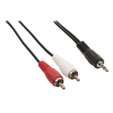 Valueline /Nedis JACK - RCA kábel 1.5m (3.5mm jack apa - 2xRCA apa) audió/videó kellék, kábel és adapter