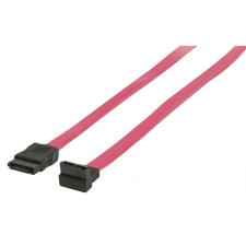 Valueline / Nedis SATA kábel "L" 0.5m Piros (5412810279401) kábel és adapter