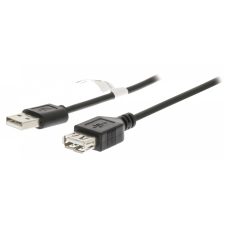 Valueline USB 2.0 M - USB 2.0 F Hosszabbítókábel 1.8m (VLCT60010B20) kábel és adapter