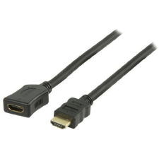 Valueline VGVP34090B10 HDMI kábel HDMI csatlakozó - HDMI aljzat 1m kábel és adapter