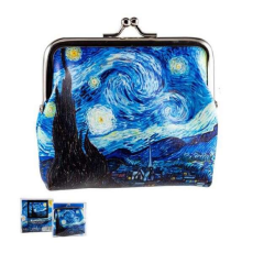  Van Gogh Csillagos éj műbőr erszény pénztárca - 10x2 cm