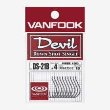 Vanfook DS-21R Devil 9 dropshot horog 10db horog