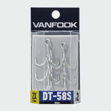  Vanfook DT-58S 2 hármas horog 6db horog
