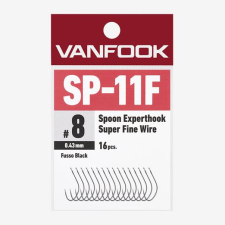  VANFOOK SP-11F 08 szakáll nélküli horog 16db horog
