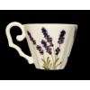 Vanilia Kerámia 52-07, Violin levendulás teáscsésze,kerámia,kézzel festett, V.K.52-07