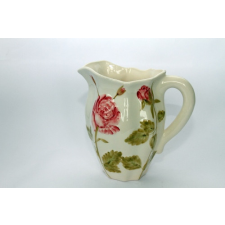 Vanilia Kerámia Régi rózsás kanna,kerámia,kézzel festett-1,5liter konyhai eszköz