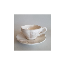 Vanilia Kerámia V.K.34-07 Romantik csipkés teáscsésze,0,3 l ,natur, kerámia,kézzel festett, csak csésze bögrék, csészék