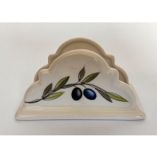 Vanilia Kerámia Violin olajbogyós szalvétatartó, kerámia, kézzel festett 15x7,8x7,8cm papírárú, csomagoló és tárolóeszköz