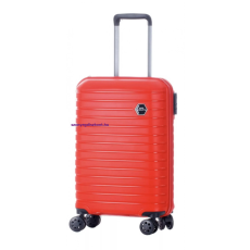  Vanille közepes méretű piros bőrönd, 62cmx45cmx26cm-keményfalú