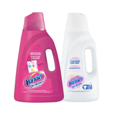 Vanish Oxi Action folyékony folteltávolító csomag: pink (3 liter) és white (2 liter) tisztító- és takarítószer, higiénia