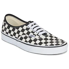 Vans Rövid szárú edzőcipők Authentic Y28 -  PRIMARY CHECK BLACK/WHITE Fekete 35