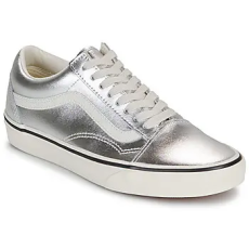 Vans Rövid szárú edzőcipők Old Skool LEATHER METALLIC SILVER Ezüst 39