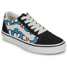 Vans Rövid szárú edzőcipők Old Skool Painted Floral Bright Azure Fekete 30 gyerek cipő