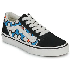 Vans Rövid szárú edzőcipők Old Skool Painted Floral Bright Azure Fekete 32