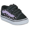 Vans Rövid szárú edzőcipők Old Skool V FLORAL EMBROIDERY PURPLE Fekete 24
