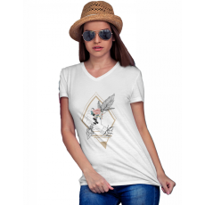  Varázs ékkő - Női V Nyakú Póló