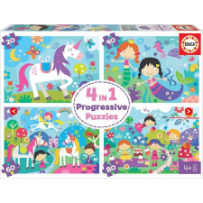 Varázslatos barátok 4 az 1-ben puzzle puzzle, kirakós