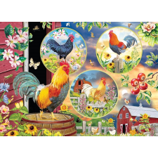 Varázslatos kakasok kirakó 500 darabos puzzle, kirakós