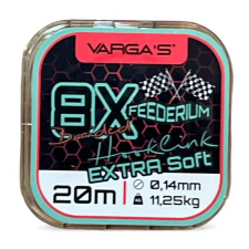Varga's Feederium 8X előke zsinór 20m 0,14mm horgászzsinór