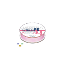 Varivas HIGH GRADE PE X4 MILKY PINK 150m #1.2 0.185mm 21lb horgászzsinór