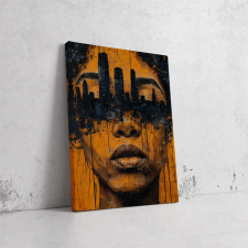  Város a Tekintetben - Pop Art Vászonkép dekoráció