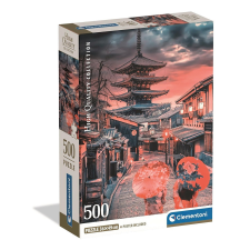 Városok Japán Evening in Kyoto 500 db-os Compact puzzle Clementoni puzzle, kirakós
