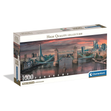 Városok London Across the River 1000 db-os panorama Compact puzzle Clementoni puzzle, kirakós
