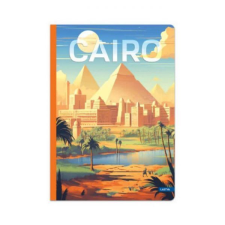 Városos keményfedeles notesz - A5 96 lapos vonalas - CAIRO füzet