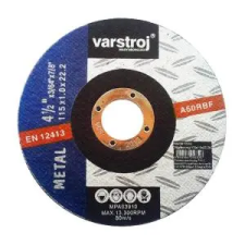 Varstroj fém vágókorong 115x1,6mm csiszolókorong és vágókorong