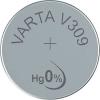Varta 309 gombelem, ezüstoxid, 1,55V, 70 mAh, Varta SR754SW, SR48, SR754, V309, D309, 10L13, SB-B3, RW38, WS6, R309 (309101111)