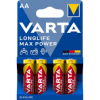 Varta Alkáli elem AA | 1.5 V DC | 4 buborékfóliás kártya