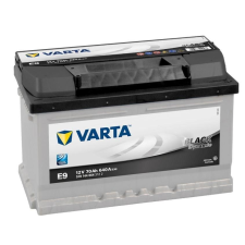 Varta Black - 12v 70ah - autó akkumulátor - jobb+ *alacsony autó akkumulátor