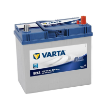 Varta Blue - 12v 45ah - autó akkumulátor - jobb+ *ázsia, vastag sarus autó akkumulátor