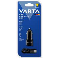 Varta Car Power 2× USB & Cable 57931101401 mobiltelefon kellék